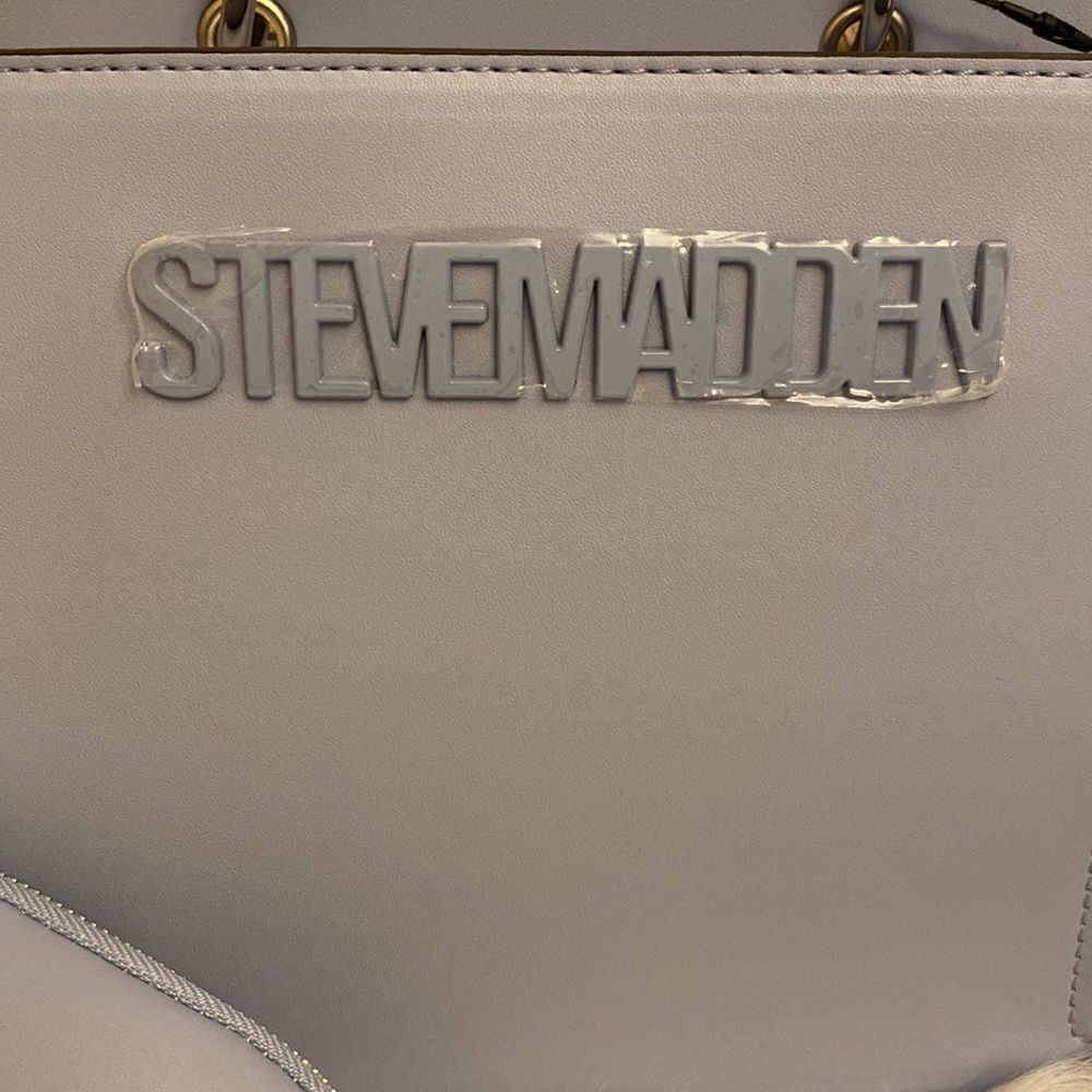 NWT Steve Madden (Bevelyn) Crossbody Bag w/Airpod Pouch - Blue Glaze - New Color - Picture 4 of 14